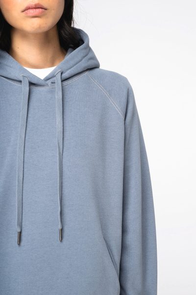 Sweat-shirt écoresponsable à capuche raglan femme – Image 4