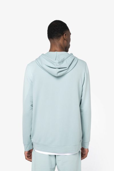 Sweat-shirt écoresponsable zippé à capuche en modal homme – Image 3
