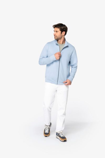 Sweat-shirt écoresponsable zippé en modal homme – Image 2