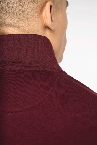 Sweat-shirt écoresponsable à col montant zippé homme – Image 7