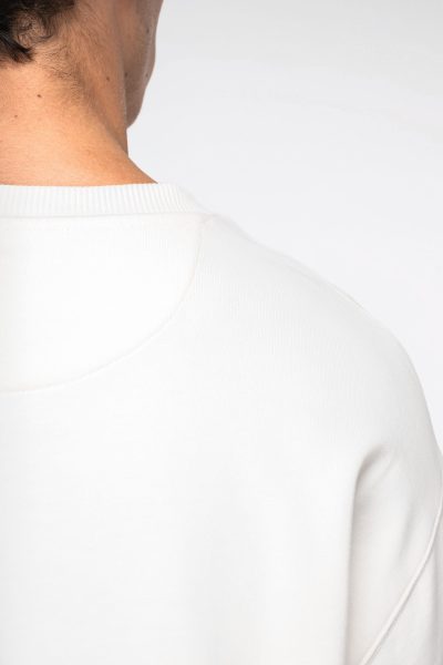 Sweat-shirt écoresponsable à col rond à épaules tombantes French Terry unisexe – Image 9