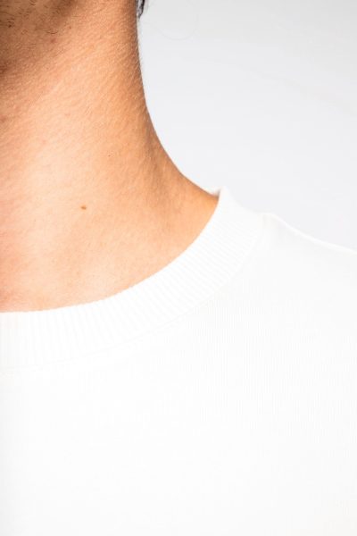 Sweat-shirt écoresponsable à col rond à épaules tombantes French Terry unisexe – Image 8