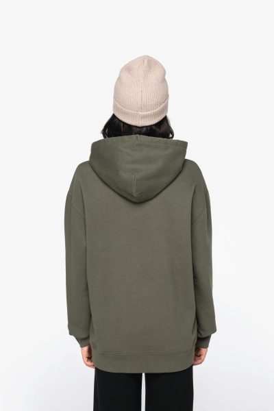 Sweat-shirt écoresponsable à capuche à épaules tombantes molleton gratté unisexe – Image 13