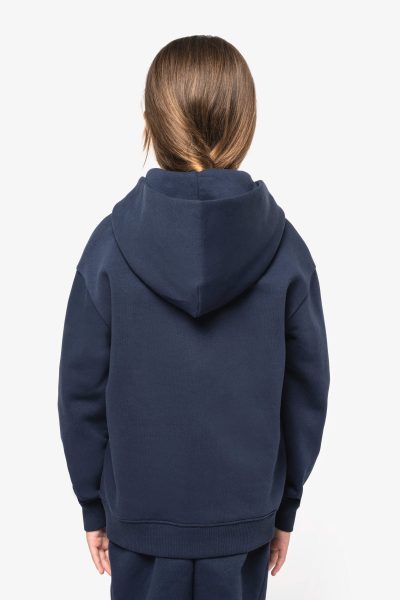 Sweat-shirt écoresponsable à capuche oversize enfant – Image 5