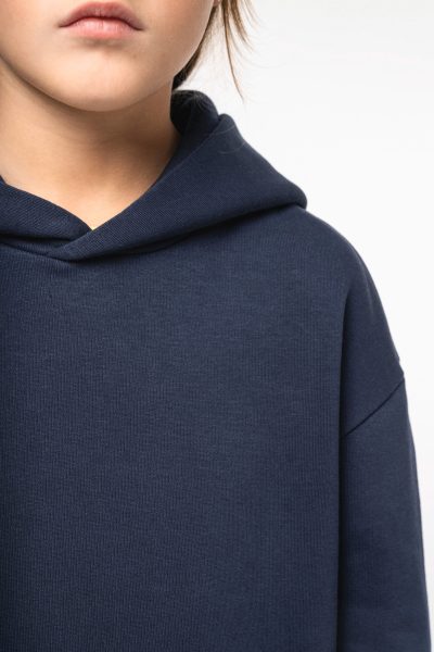 Sweat-shirt écoresponsable à capuche oversize enfant – Image 7