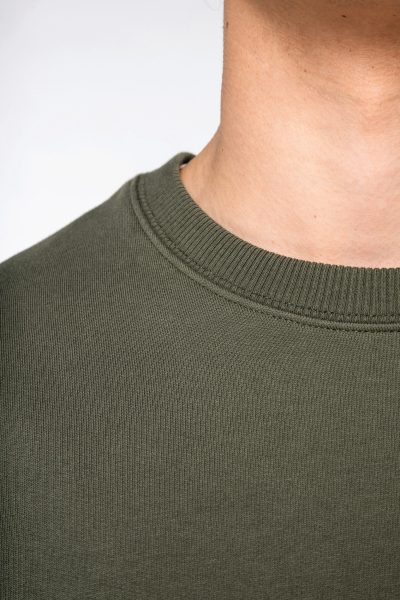 Sweat-shirt écoresponsable à col rond oversize unisexe – Image 7