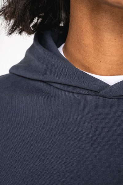 Sweat-shirt écoresponsable à capuche délavé oversize unisexe – Image 7
