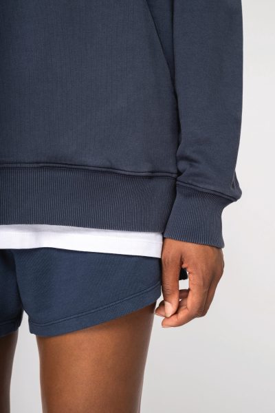Sweat-shirt écoresponsable à capuche délavé oversize unisexe – Image 8