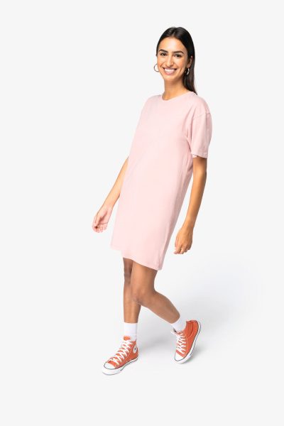 Robe t-shirt écoresponsable délavée femme – Image 2