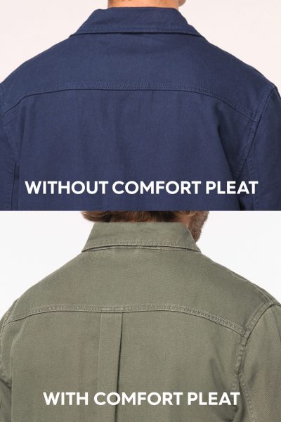 Veste worker écoresponsable délavée homme – Image 4