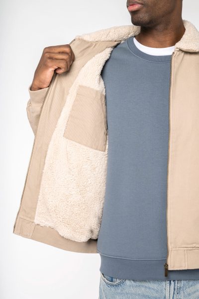 Veste écoresponsable col sherpa unisexe – Image 9