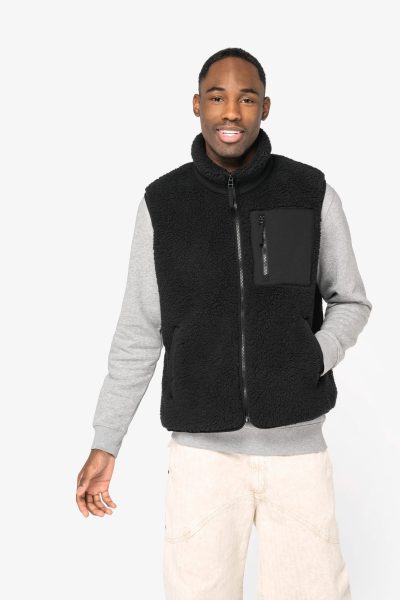 Bodywarmer écoresponsable en sherpa unisexe – Image 4