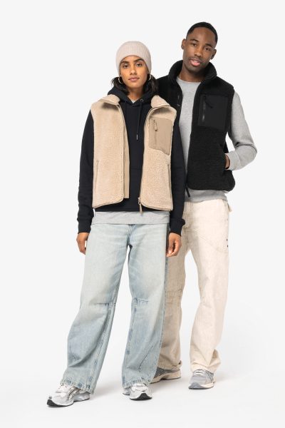 Bodywarmer écoresponsable en sherpa unisexe – Image 2