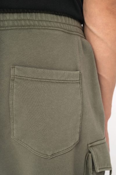 Short cargo écoresponsable délavé French Terry homme – Image 6