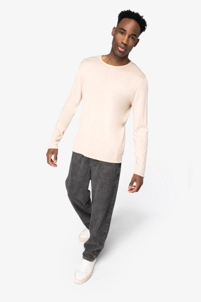Pull écoresponsable à col rond en lyocell homme – Image 2