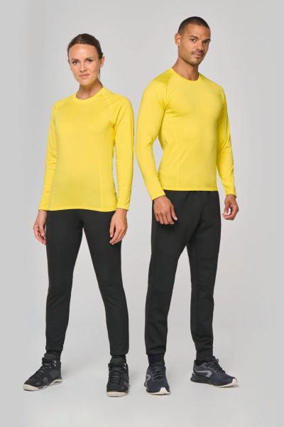 T-shirt double peau sport manches longues unisexe – Image 14
