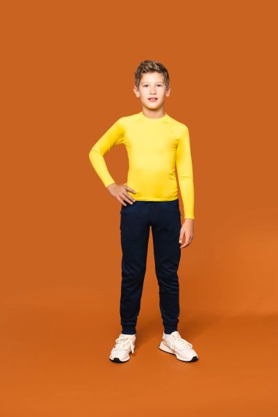 T-shirt double peau sport manches longues enfant – Image 3