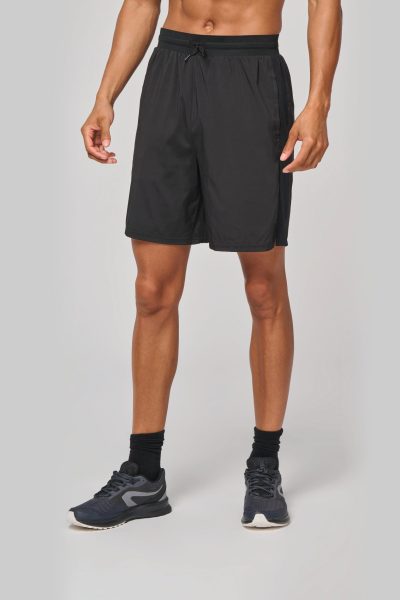 Short écoresponsable 2 en 1 avec sous short intégré homme – Image 2