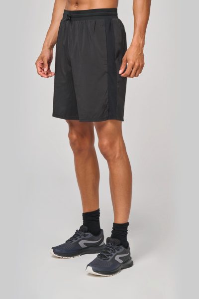 Short écoresponsable 2 en 1 avec sous short intégré homme