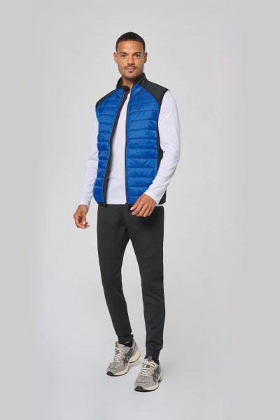Veste sport bi-matière sans manches unisexe – Image 5