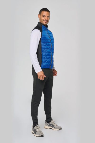 Veste sport bi-matière sans manches unisexe – Image 4