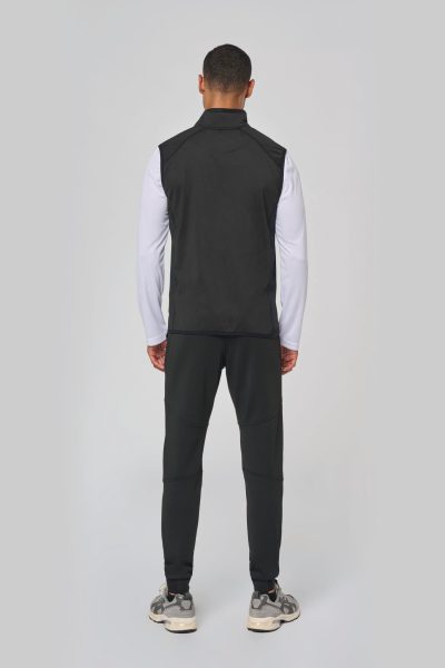 Veste sport bi-matière sans manches unisexe – Image 6