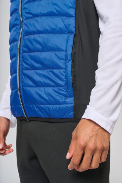 Veste sport bi-matière sans manches unisexe – Image 8
