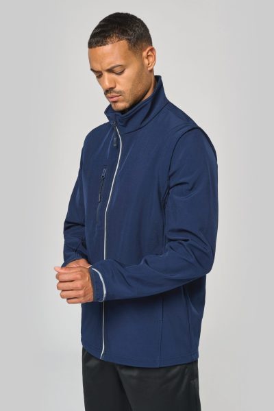 Veste softshell sport manches amovibles unisexe – Image 2