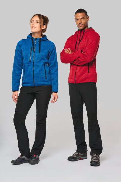 Veste à capuche chinée homme – Image 4