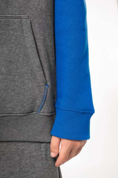 Sweat-shirt capuche bicolore enfant – Image 9