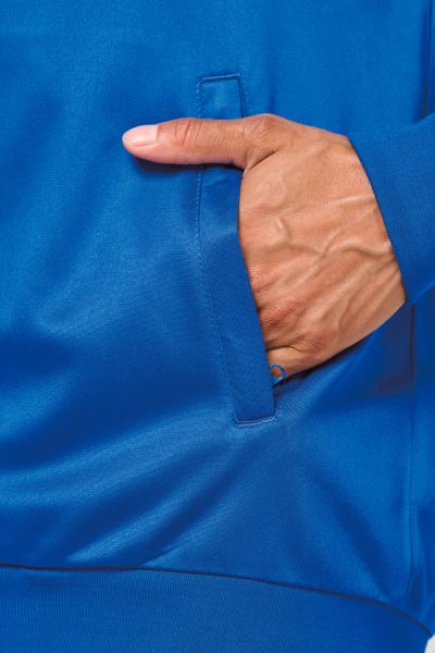 Veste de survêtement zippée avec liseré unisexe – Image 17