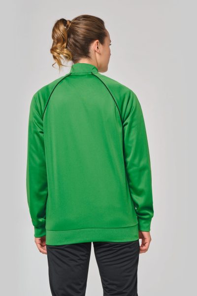 Veste de survêtement zippée avec liseré unisexe – Image 8