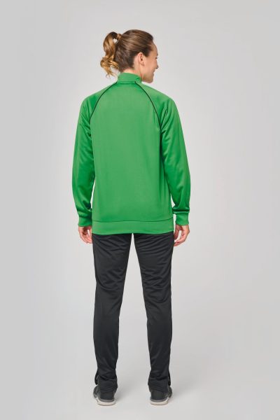Veste de survêtement zippée avec liseré unisexe – Image 11