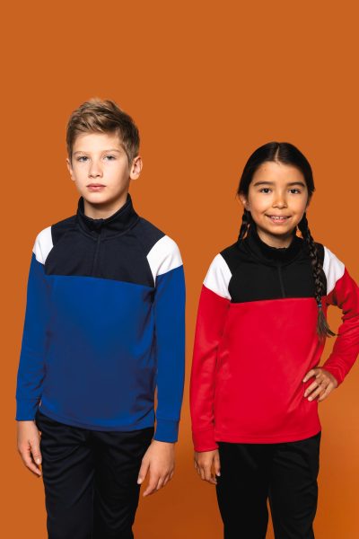Sweat d'entrainement 1/4 zip enfant – Image 2