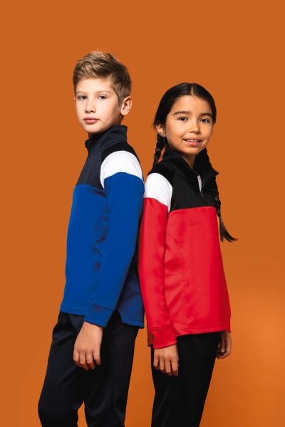 Sweat d'entrainement 1/4 zip enfant – Image 3