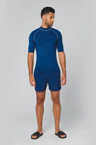 T-shirt technique à manches courtes avec protection anti-UV unisexe – Image 2