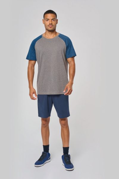 T-shirt triblend bicolore sport manches courtes unisexe – Image 20