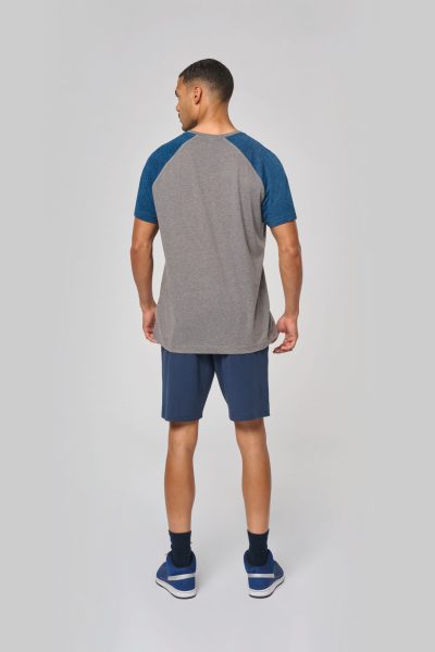 T-shirt triblend bicolore sport manches courtes unisexe – Image 21