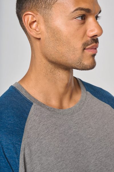 T-shirt triblend bicolore sport manches courtes unisexe – Image 23