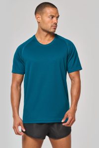 T-shirt de sport à col rond recyclé homme