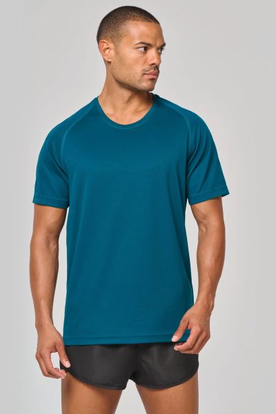 T-shirt de sport à col rond recyclé homme