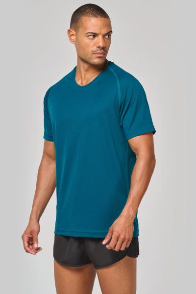 T-shirt de sport à col rond recyclé homme – Image 3