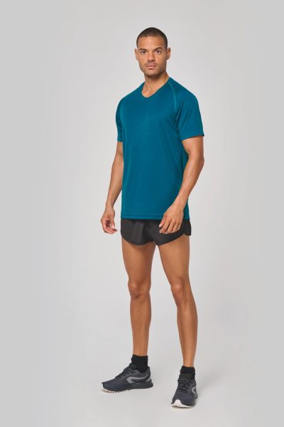 T-shirt de sport à col rond recyclé homme – Image 4