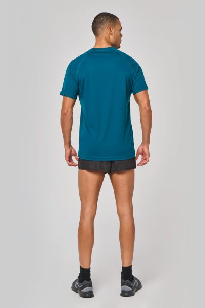 T-shirt de sport à col rond recyclé homme – Image 6