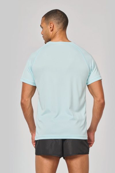 T-shirt de sport à col rond recyclé homme – Image 8