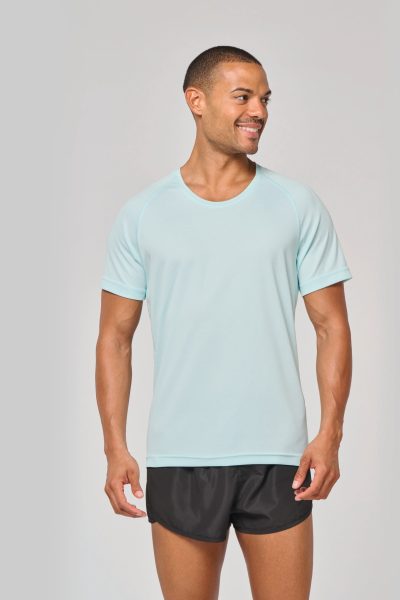 T-shirt de sport à col rond recyclé homme – Image 9