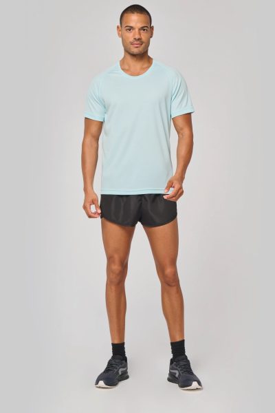 T-shirt de sport à col rond recyclé homme – Image 10