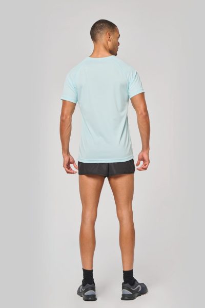 T-shirt de sport à col rond recyclé homme – Image 11