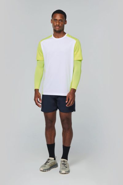 T-shirt de sport écoresponsable bicolore homme – Image 2