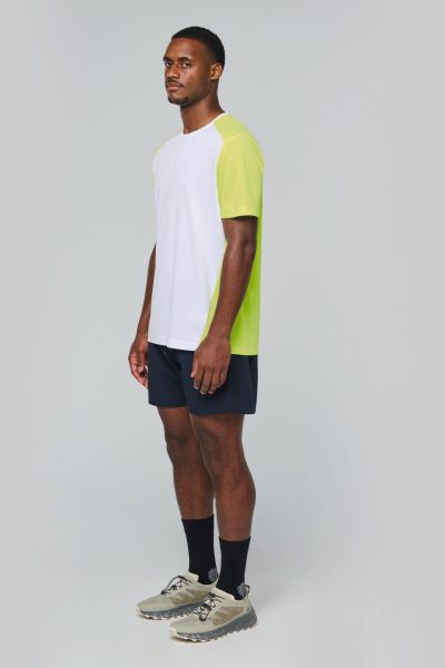 T-shirt de sport écoresponsable bicolore homme – Image 4